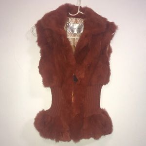 Patrizia Luca Genuine Rabbit Fur Vest